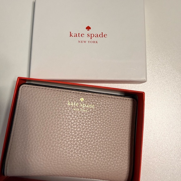 kate spade Handbags - Kate Spade Blush Leather Wallet